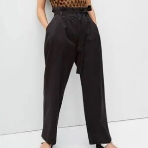 Everlane Black Paperbag Pants
